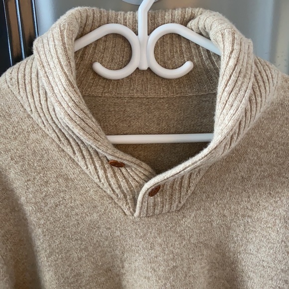 Men’s Lambswool 🐑 Shawl-collar, Pull over sweater - Picture 4 of 5
